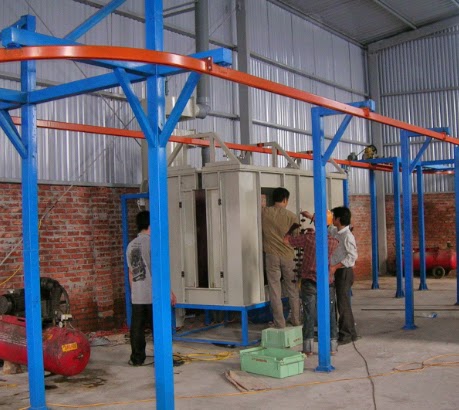 Buồng sơn và cách lọc bụi cho buồng sơn